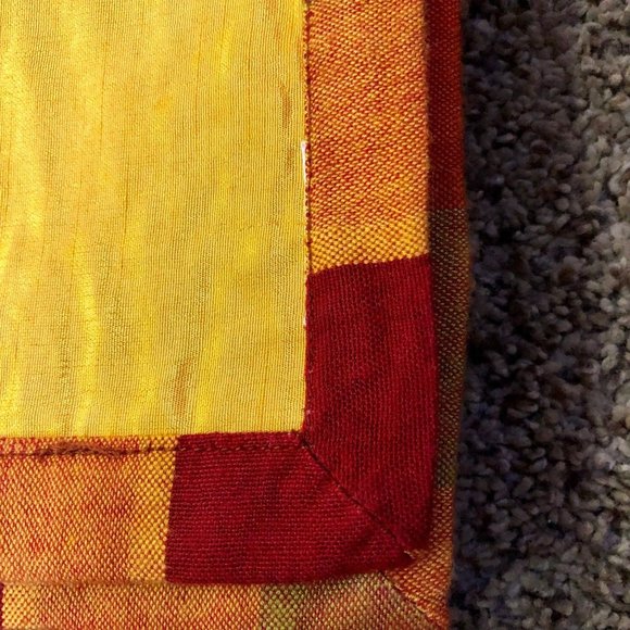 8 Placemats and 8 Napkins Used Orange Red - Picture 12 of 12